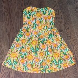 Lily Pulitzer Strapless Dress, Size 6